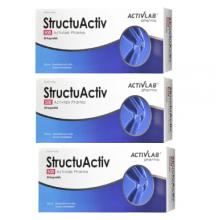 Zdjęcie produktu - Zestaw Activlab StructuActiv 500 mg, 3 x 60 kaps. - suplement diety z chondroityną