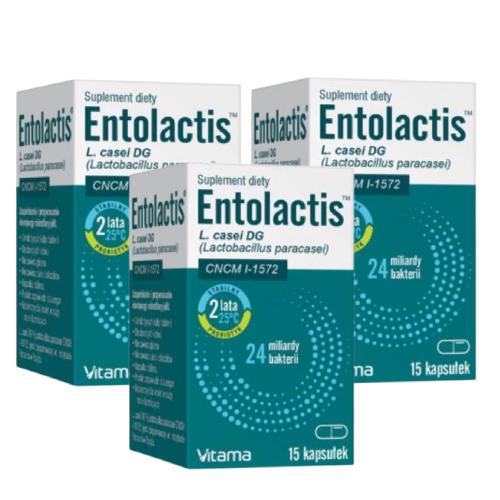 Zestaw 3x VITAMA Entolactis, 15 kapsułek