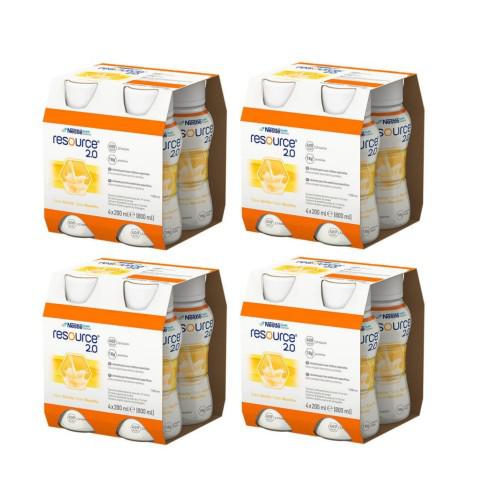 Zestaw 4x Resource 2.0 smak waniliowy płyn, 4x200ml