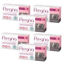 Zdjęcie produktu - Zestaw 6 x Pregna Plus bez żelaza dla kobiet w ciąży, 30 kaps.