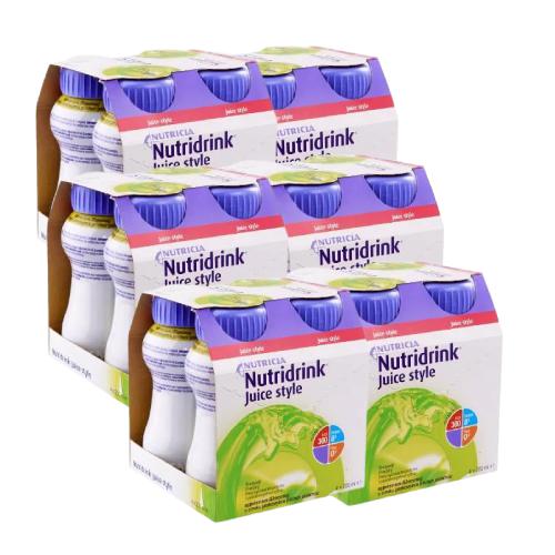 Zestaw 6x Nutridrink Juice Style o smaku jabłkowym, 4x200ml