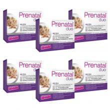 Zestaw 6 x Prenatal DUO, 60kaps. żelatynowych + 30kaps. twardych