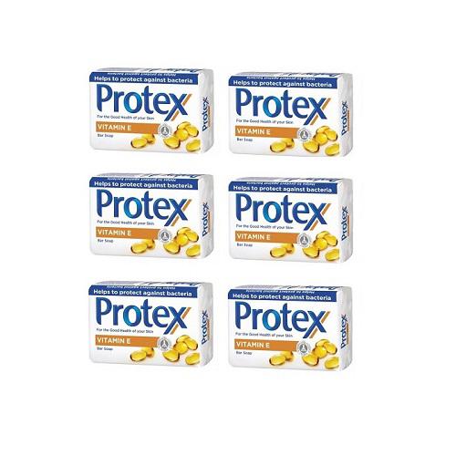 Zestaw 6x PROTEX Mydło w kostce Vitamina E, 90g