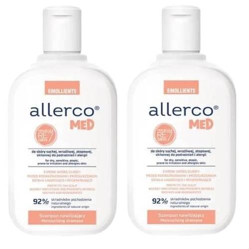 Zdjęcie produktu - Zestaw ALLERCO MED Szampon nawilżający, 2x200ml