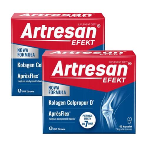 Zdjęcie produktu - Zestaw Artresan Efekt, 2 x 60 kaps.