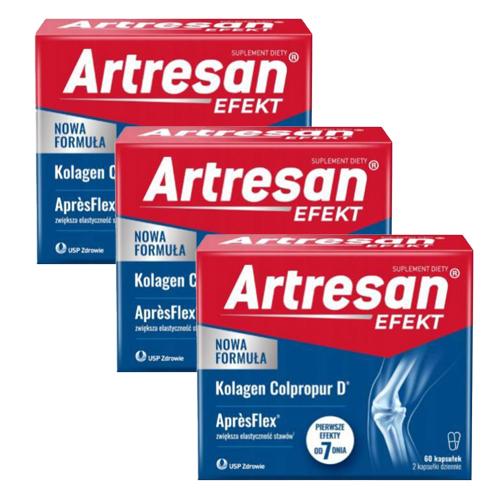 Zestaw Artresan Efekt, 3 x 60 kaps.