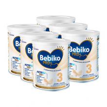 Zdjęcie produktu - Zestaw Bebiko Pro+ 3 Odżywcza formuła na bazie mleka dla dzieci powyżej 1. roku życia, 6 x 700 g