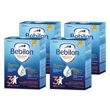 Zestaw Bebilon 3 Pronutra Advance Junior Formuła na bazie mleka dla dzieci po 1. roku życia, 4 x 1000 g