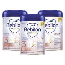 Zdjęcie produktu - Zestaw Bebilon Profutura Duobiotik 3 Formuła na bazie mleka po 1. roku życia 3 x 800 g