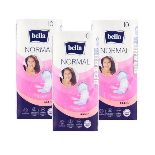 Zestaw Bella Normal Podpaski higieniczne, 3 x 10 szt.