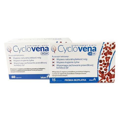 Zestaw Cyclovena, 60 kaps. + Cyclovena, 15 kaps.