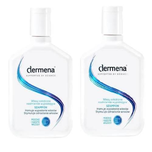 Zestaw Dermena Szampon do włos&oacute;w osłabionych, wypadających, 2 x 200 ml