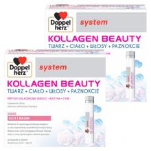 Zestaw Doppelherz System Kollagen Beauty płyn, 60 amp. x 25ml