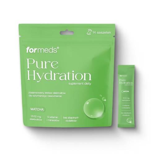 Zdjęcie produktu - FORMEDS Pure Hydration Elektrolity matcha, 14 sasz.