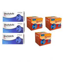 Zestaw FlexActiv Extra, 3x 30 saszetek + StructuActiv 500mg, 3x 60 kapsułek 
