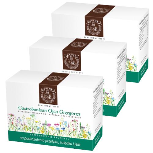 Zestaw Gastrobonisan zioła do zaparzenia, 3x25 saszetek