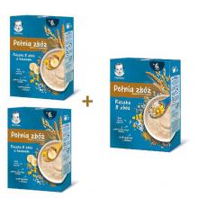 Zestaw GERBER Pełnia Zb&oacute;ż Kaszka 8 zb&oacute;ż z bananem po 6. miesiącu, 2x180g + Kaszka 8 zb&oacute;ż, 180g