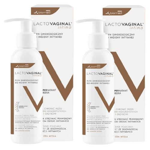 Zdjęcie produktu - Zestaw LACTOVAGINAL Intima Płyn do higieny intymnej, 2x300ml