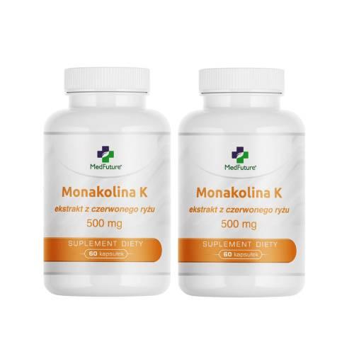 Zestaw MedFuture Monakolina K, 2 x 60 kaps.