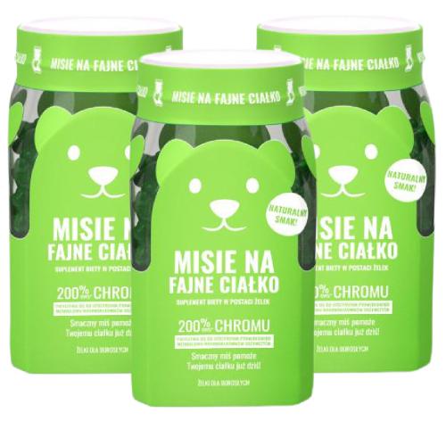 Zestaw Misie na fajne ciałko, 180 sztuk (3x300g)