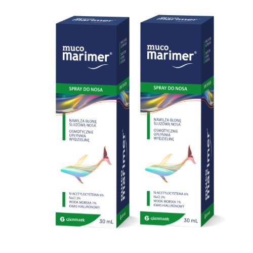 Zdjęcie produktu - Zestaw Muco Marimer Spray do nosa, 2 x 30 ml
