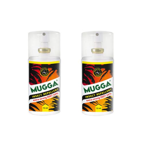 Zestaw 2 x Mugga spray 50% - mocny zestaw na komary