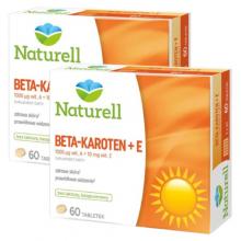 Zdjęcie produktu - Zestaw NATURELL Beta-karoten + E, 2x60tabl.