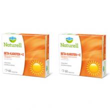 Zestaw NATURELL Beta-karoten + E, 2x60tabl.