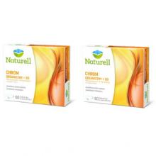 Zestaw NATURELL Chrom Organiczny + B3, 2x60 tabletek do ssania