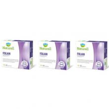Zdjęcie produktu - Zestaw NATURELL Folian kwas foliowy, 3x60 tabletek 