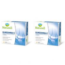 Zestaw NATURELL Glukozamina+C, 2x100tabletek