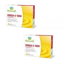 Zdjęcie produktu - Zestaw Naturell Omega-3 1000, 2 x 60 kapsułek 