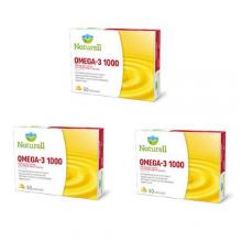 Zestaw Naturell Omega-3 1000, 3 x 60 kapsułek 