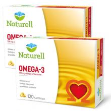 Zestaw Naturell Omega-3, 2 x 120 kapsułek 