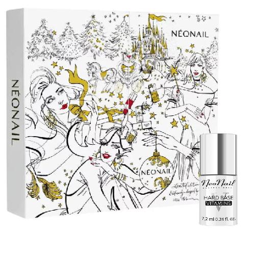 Zestaw NeoNail Kalendarz Adwentowy 2021 + NeoNail Lakier hybrydowy 7,2 ml - Hard Base Vitamins 6931-7