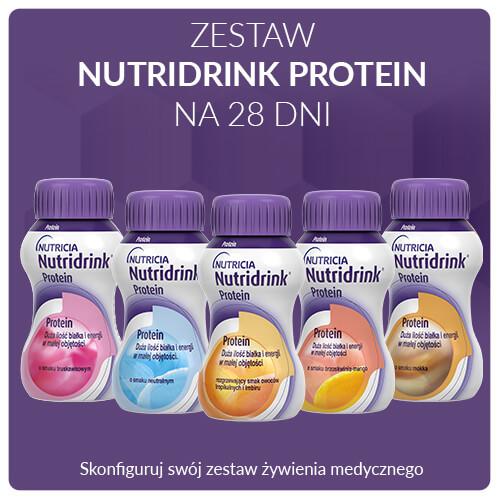 Zdjęcie produktu - Zestaw Nutridrink Protein na 28 dni (56 butelek x 125ml)