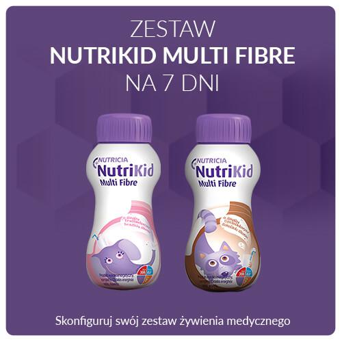 Zdjęcie produktu - Zestaw NutriKid Multi Fibre na 7 dni (16 butelek x 200ml)