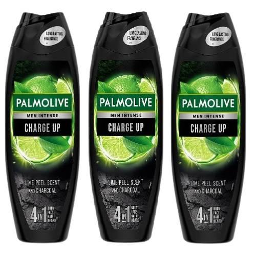 Zestaw PALMOLIVE Men Charge Up Żel pod prysznic, 3x500ml