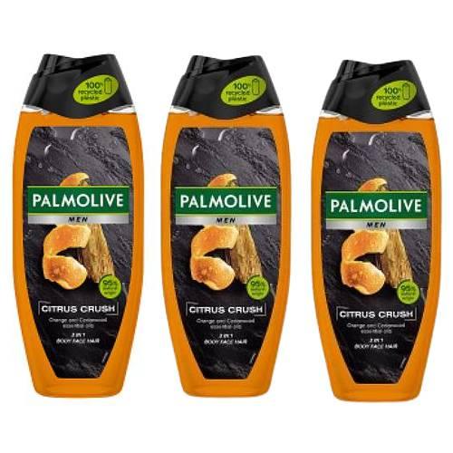 Zestaw PALMOLIVE Men Citrus Crush Żel pod prysznic, 3x500ml
