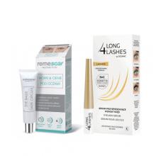 ZESTAW Remescar Krem na worki i cienie pod oczami - 8ml + L4L serum do rzęs 3ml