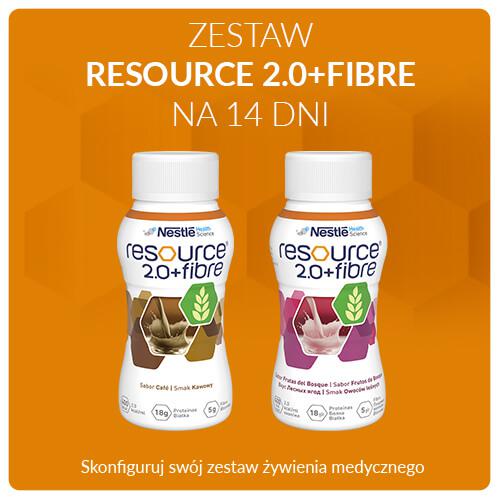Zdjęcie produktu - Zestaw Resource 2.0 Fibre na 14 dni (28 butelek x 200ml)