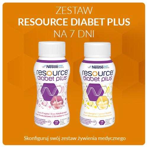 Zdjęcie produktu - Zestaw Resource Diabet Plus na 7 dni (16 butelek x 200ml)