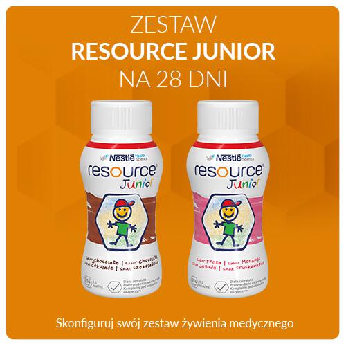 Zdjęcie produktu - Zestaw Resource Junior na 28 dni (56 butelek x 200ml)
