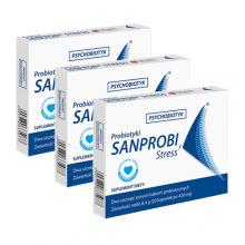 Zestaw SANPROBI Stress probiotyk, 3 x 20 kaps.
