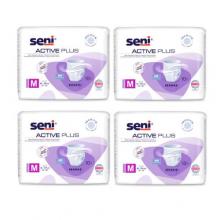 Zdjęcie produktu - Zestaw SENI ACTIVE Plus M Elastyczne majtki chłonne dla dorosłych, 4x 10 szt.