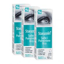 Zdjęcie produktu - Zestaw Starazolin Suche i Podrażnione Oczy krople do oczu, 3x 10ml