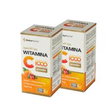 Zestaw suplement&oacute;w XeniVIT bio Witamina C 1000 POWDER, 2x 150 porcji