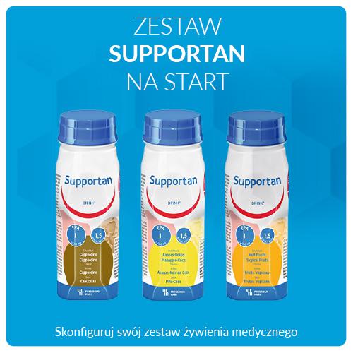 Zdjęcie produktu - Zestaw Supportan Drink na start (8 butelek x 200ml) 