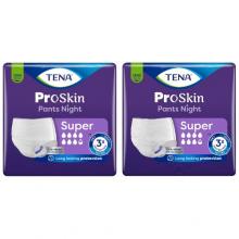 Zestaw TENA Pants PROskin Night Majtki chłonne Super L, 2x 30szt.