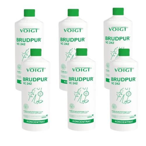 Zdjęcie produktu - Zestaw VOIGT BRUDPUR VC242 Środek do gruntownego mycia i usuwania tłustych zabrudzeń, 6x1l